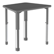 Commercial Thermal Fused Wood Laminate Top Collaborative Desk Black
