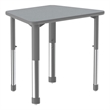 Commercial Thermal Fused Wood Laminate Top Collaborative Desk Gray