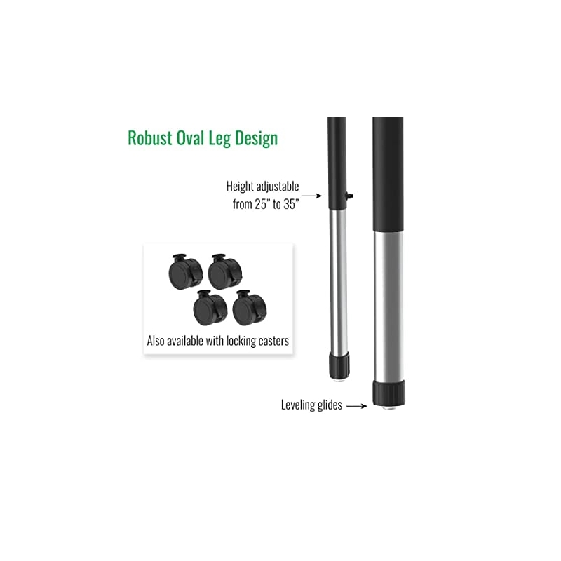 Commercial Thermal Fused Wood Laminate Collaborative Desk With Casters Walnut