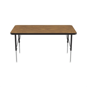 Correll 24x60&quot Econoline Melamine Activity Table in Oak