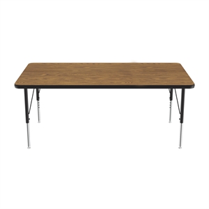 Correll 30x72&quot Econoline Melamine Activity Table in Oak