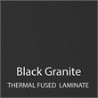 Correll 30x48 Commercial Laminate Adjustable Folding Table in Black Granite