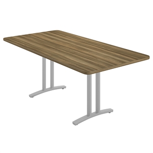 Correll 36x72 Rectangle Modern Conference Table in Hickory