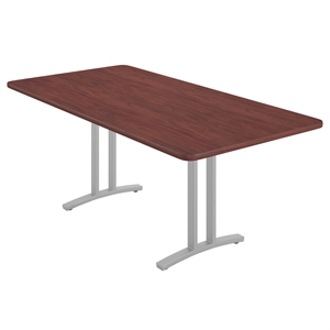 Correll 36x72 Rectangle Modern Conference Table in Mahogany
