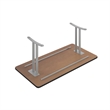 Correll 36x72 Rectangle Modern Conference Table in Driftwood