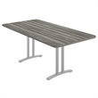 Correll 36x72 Rectangle Modern Conference Table in Driftwood