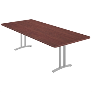 Correll 42x96 Rectangle Modern Conference Table in Mahogany