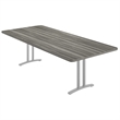 Correll 42x96 Rectangle Modern Conference Table in Driftwood