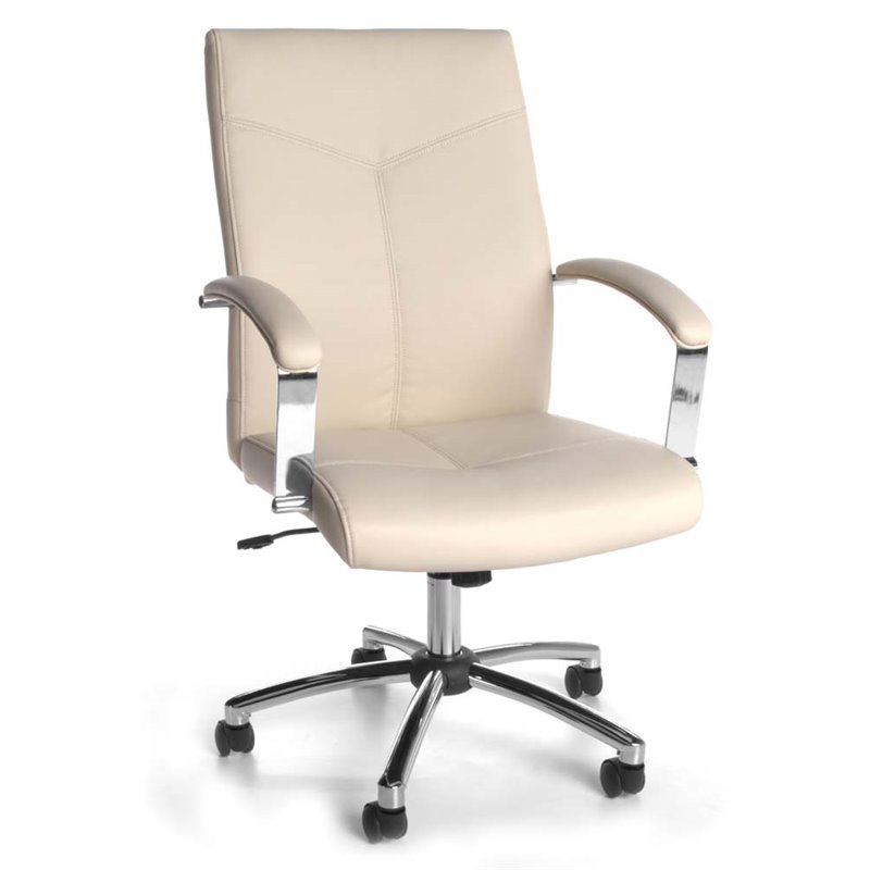 OFM Essentials Faux Leather Executive Swivel Office Chair