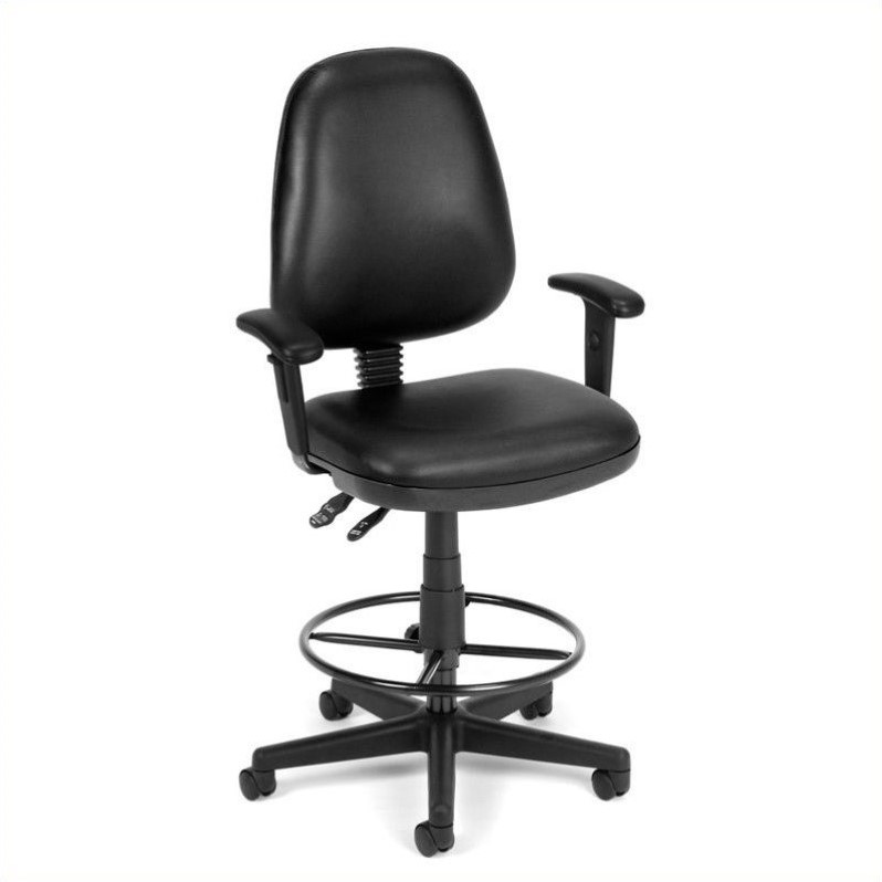 Ofm Straton Drafting Office Arm Chair, Office Arm Chairs