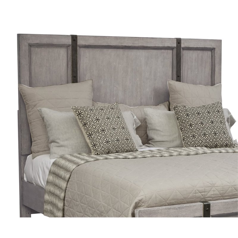 Samuel Lawrence Prospect Hill Queen Panel Headboard In Gray S082 255 Samuel Lawrence Prospect Hill Queen Panel Headboard In Gray