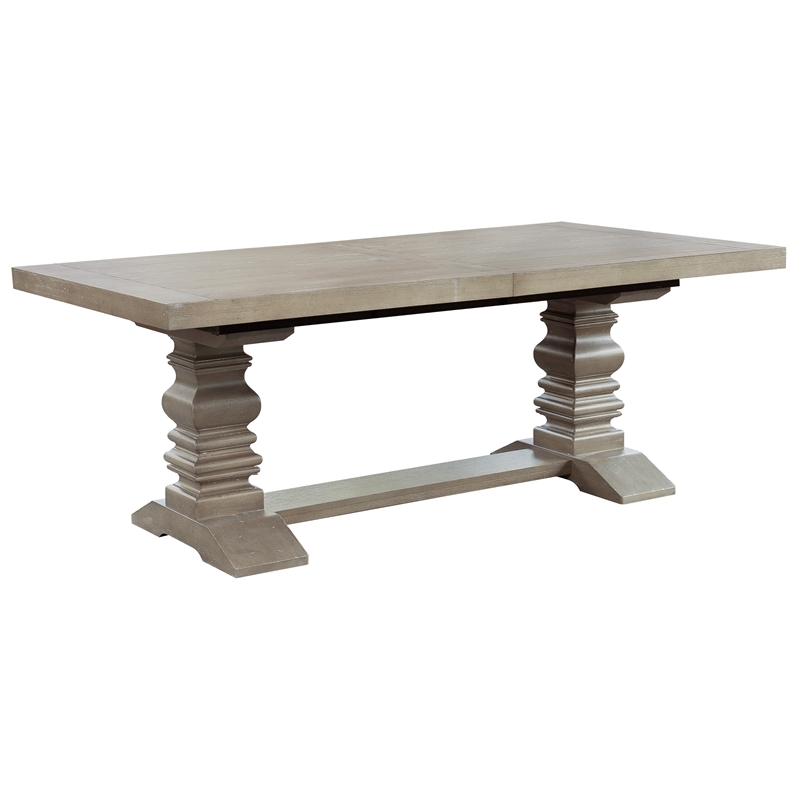 Prospect Hill Wood Pedestal Dining, Pedestal Dining Table With Leaves