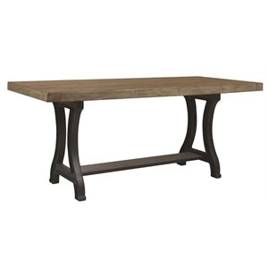 samuel lawrence flatbush counter height dining table in brown