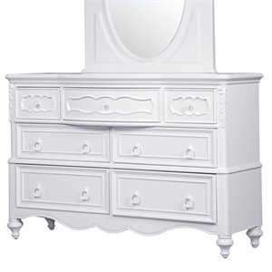 samuel lawrence furniture sweetheart drawer dresser in white