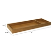 Namesake Classic Universal Wide Removable Changing Tray in Chestnut