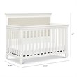 Namesake Classic Darlington 4-in-1 Convertible Crib in Warm White