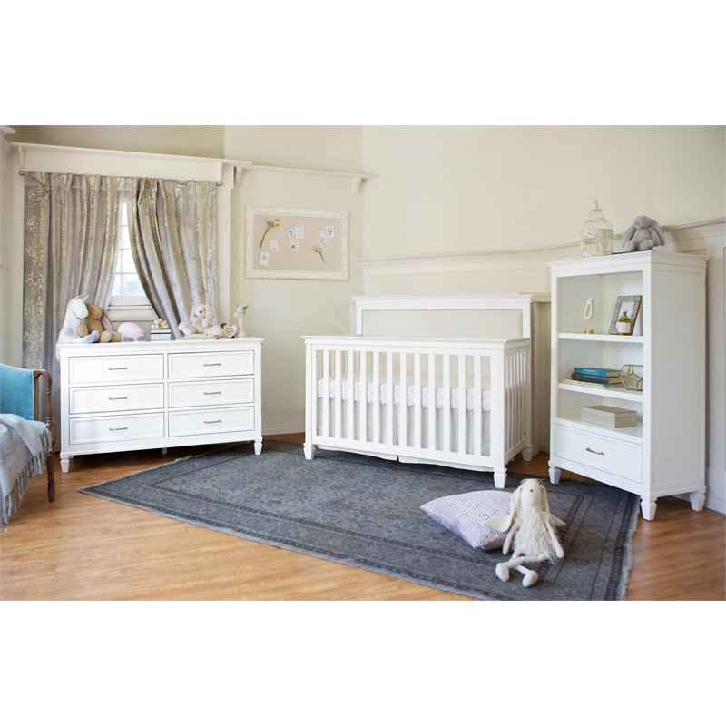 Million Dollar Baby Classic Darlington 4 In 1 Convertible Crib Million Dollar Baby Classic Darlington 4 In 1 Convertible Crib Warm White