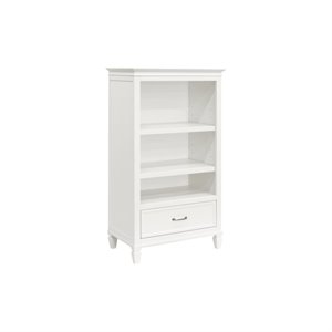 million dollar baby classic darlington assembled bookcase in warm white