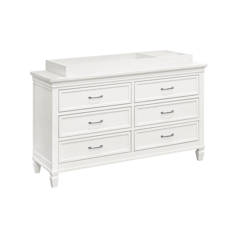 Namesake Classic Darlington 6 Drawer Assembled Dresser in Warm White