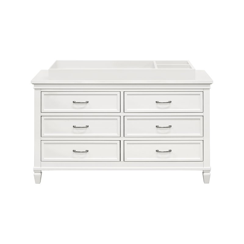 Namesake Classic Darlington 6 Drawer Assembled Dresser in Warm White