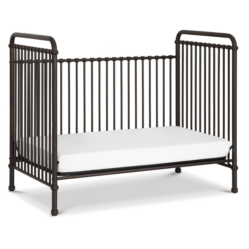 Namesake Classic Abigail 3-in-1 Convertible Iron Crib in Vintage Iron