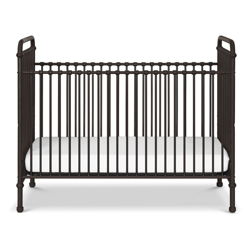 Namesake Classic Abigail 3-in-1 Convertible Iron Crib in Vintage Iron