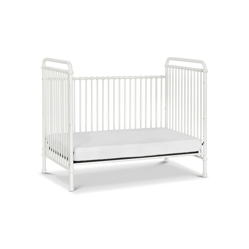 Namesake Classic Abigail 3-in-1 Convertible Iron Crib in Washed White