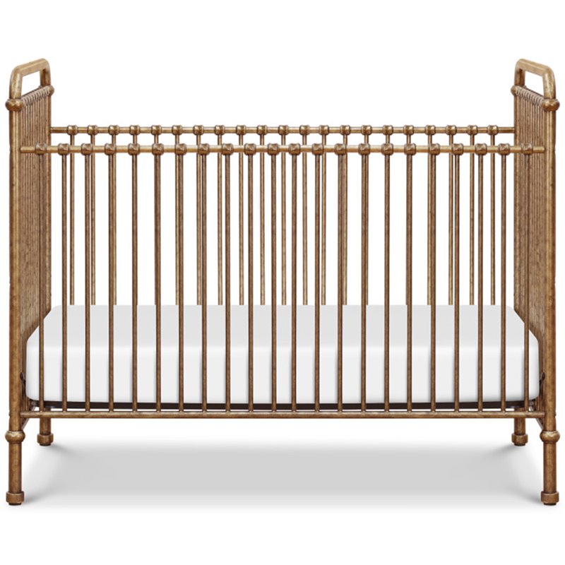 Namesake Classic Abigail 3-in-1 Convertible Crib in Vintage Gold