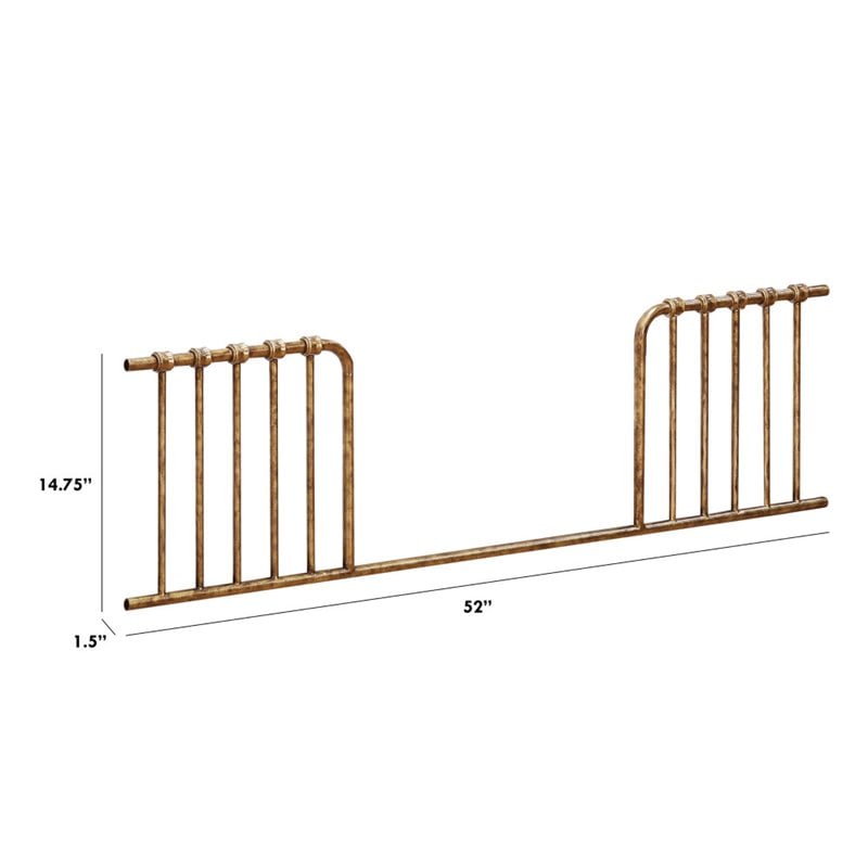 Namesake Classic Abigail Toddler Rail in Vintage Gold
