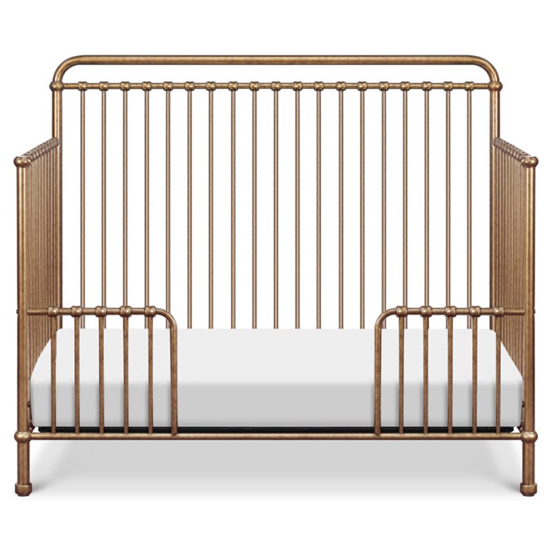 Namesake Classic Winston 4-in-1 Convertible Crib in Vintage Gold