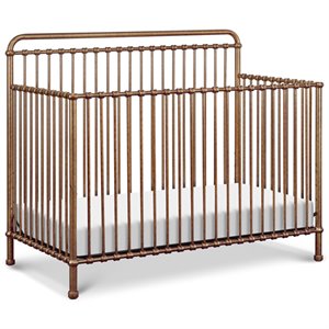 million dollar baby classic winston 4-in-1 convertible crib in vintage gold