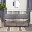 Namesake Classic Abigail 3-in-1 Metal Convertible Crib in Vintage Silver