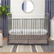 Namesake Classic Abigail 3-in-1 Metal Convertible Crib in Vintage Silver
