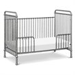 Namesake Classic Abigail 3-in-1 Metal Convertible Crib in Vintage Silver