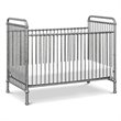 Namesake Classic Abigail 3-in-1 Metal Convertible Crib in Vintage Silver