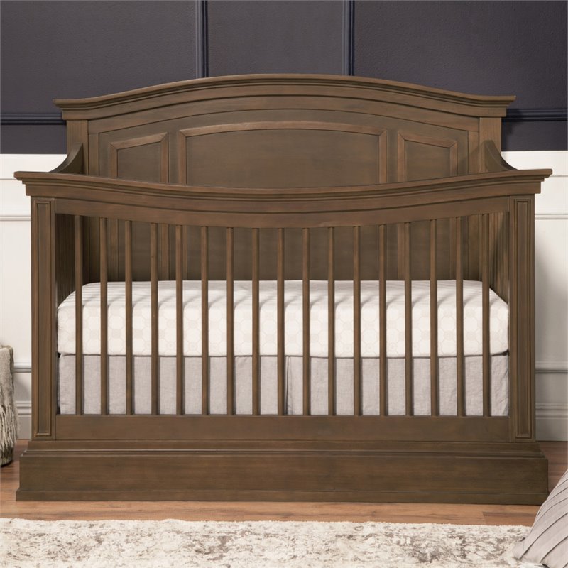 Namesake Classic Durham 4-in-1 Wood Convertible Crib in Derby Brown