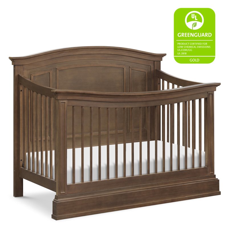 Namesake Classic Durham 4-in-1 Wood Convertible Crib in Derby Brown