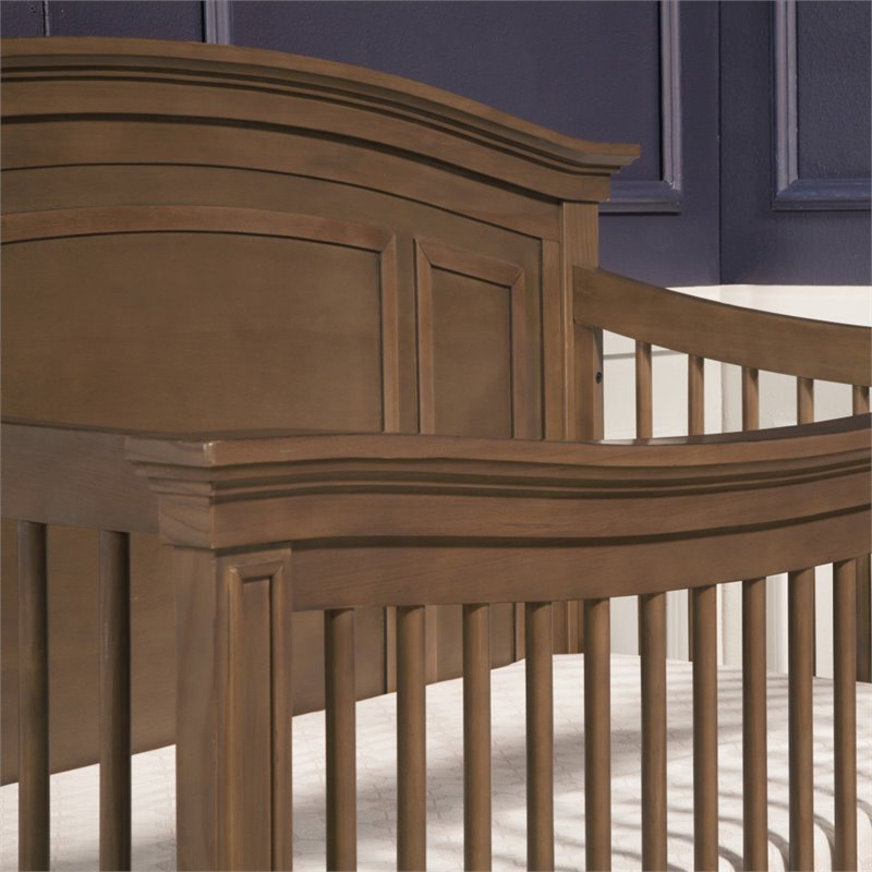 Namesake Classic Durham 4-in-1 Wood Convertible Crib in Derby Brown