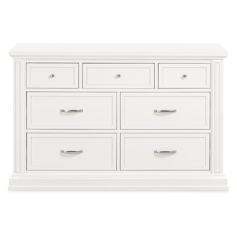 Namesake Classic Durham 7-Drawer Wood Dresser in Warm White