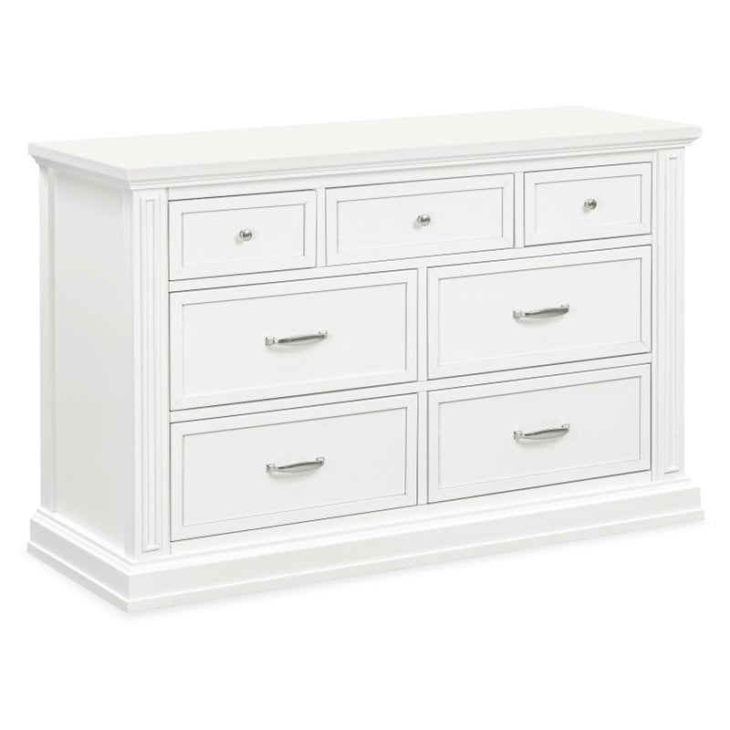 Namesake Classic Durham 7-Drawer Wood Dresser in Warm White