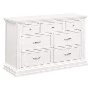 million dollar baby classic durham 7 drawer dresser in warm white