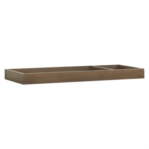 Namesake Classic Universal Wood Removable Changing Tray in Derby Brown