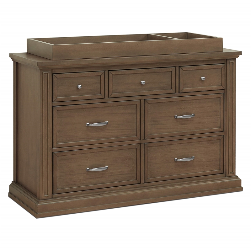 Namesake Classic Universal Wood Removable Changing Tray in Derby Brown