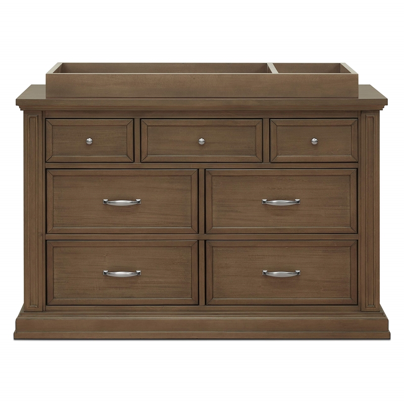 Namesake Classic Universal Wood Removable Changing Tray in Derby Brown