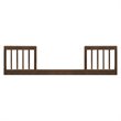Namesake Classic Wood Toddler Bed Conversion Kit in Derby Brown