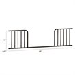 Namesake Classic Camellia Noelle Metal Toddler Rail in Vintage Iron