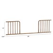 Namesake Classic Camellia Noelle Metal Toddler Rail in Vintage Gold