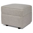 Namesake Classic Willa-Alden Gliding Ottoman In Grey Eco-Weave