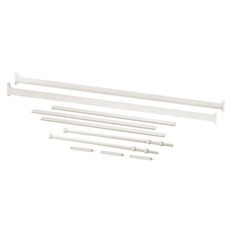 Namesake Classic Noelle Full Size Bed Metal Conversion Kit in Vintage White