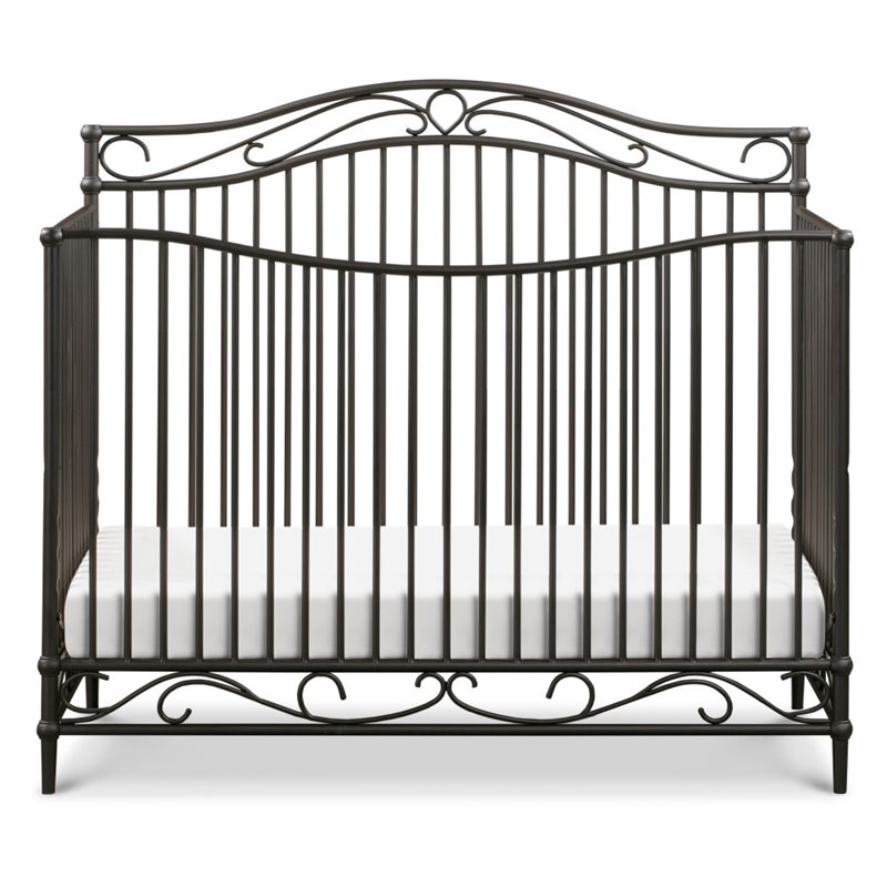 Namesake Classic Noelle 4-in-1 Metal Convertible Crib in Vintage Iron